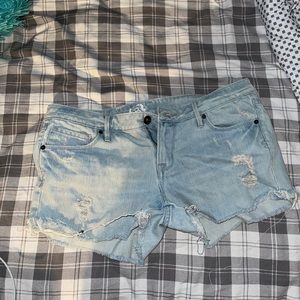 Denim shorts